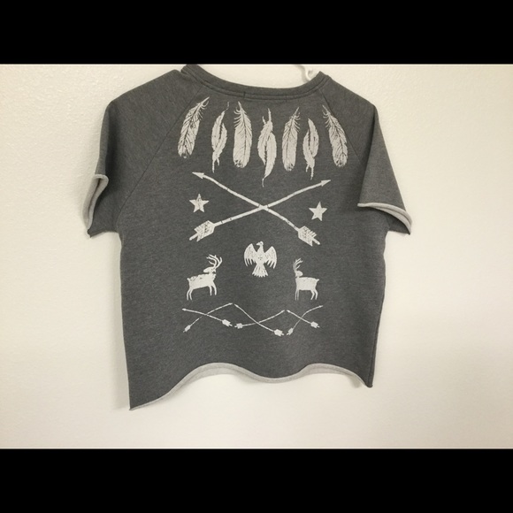 💥3x$15💥Aporia.as Tribal inspired crop top Size M - Picture 2 of 4